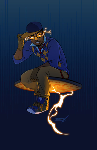 A re-design of Static by Jason Reeves, drawn by Samir Barrett.